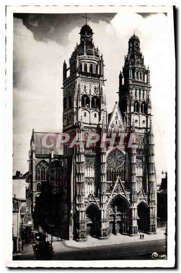 CPA Tours La Cathedrale St Gation 