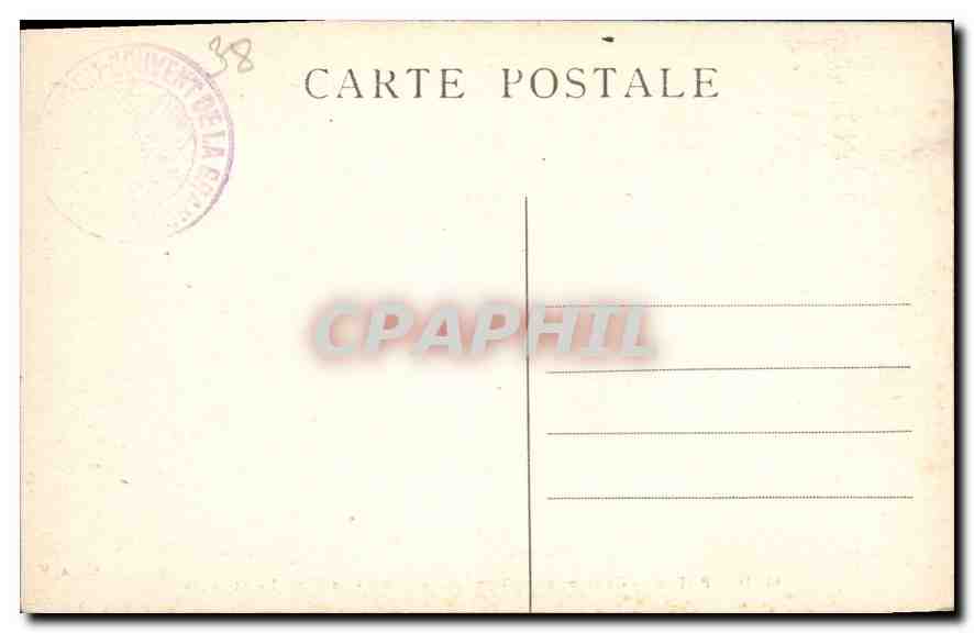 CPA Dauphine Couvent de la Grande Chartreuse La Chapelle St Louis  — Rückseite