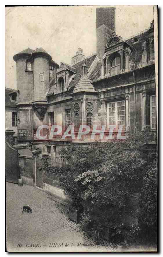 CPA Caen L'Hotel de la Monnaie