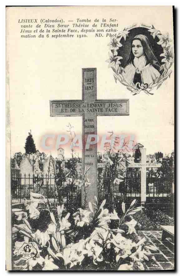 CPA Lisieux Tombe de la Servante de Dieu Soeur Therese de l'Enfant Jesus et de la Sainte Face 