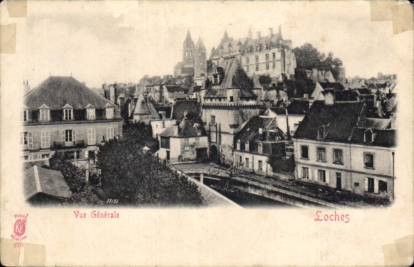 CPA Vue Generale Loches 