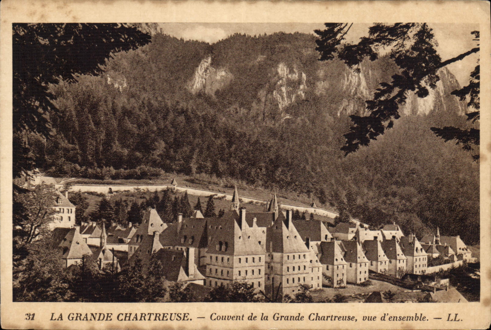 CPA La Grande Chartreuse Couvent de la Grande Chartreuse vue d'ensemble 