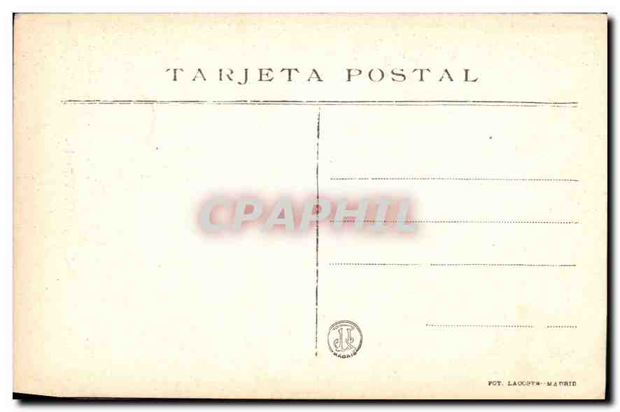 CPA El Infant D Antonio  — Back