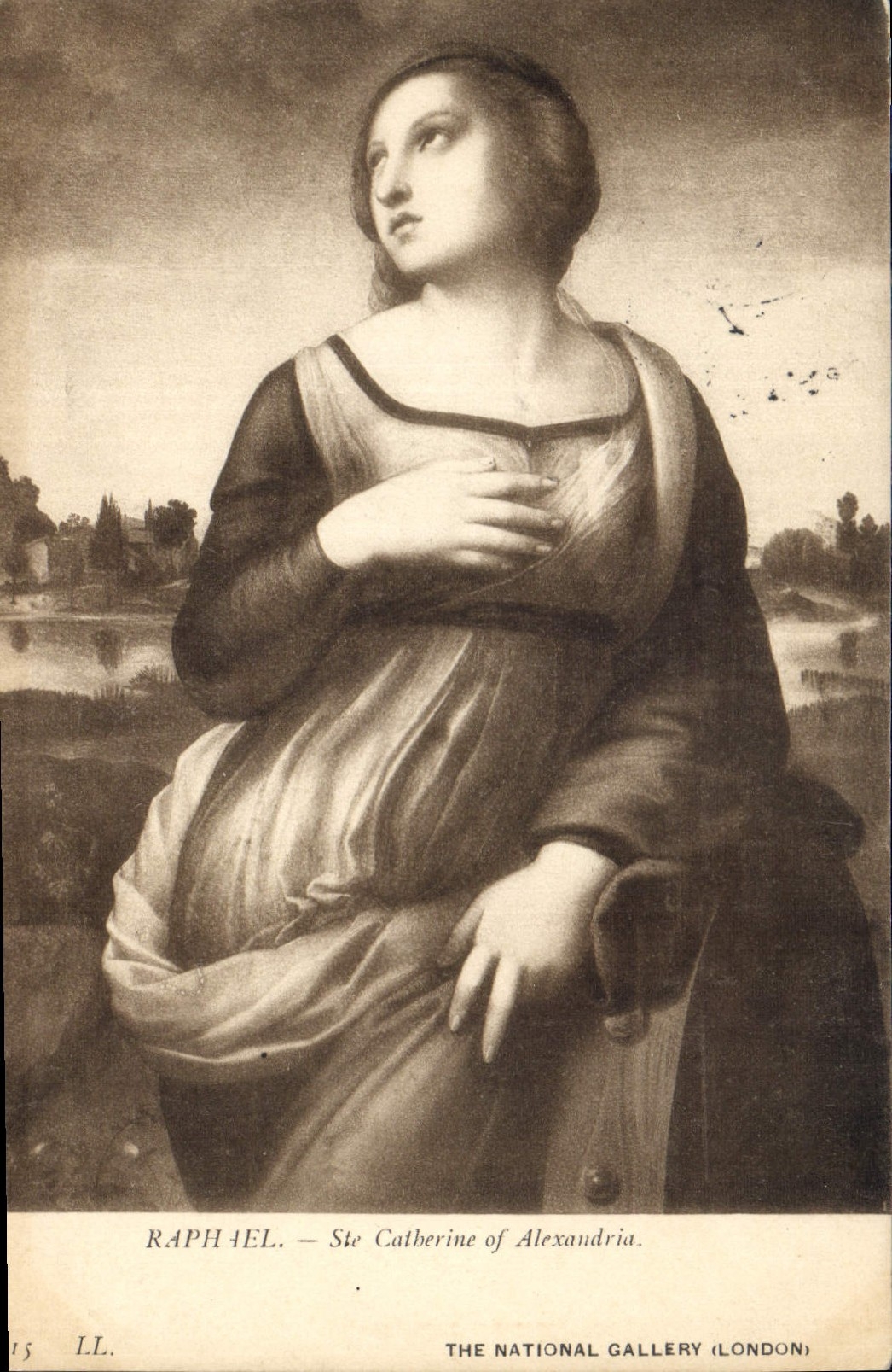 CPA Raphael Sta Catherine of Alexiandria 