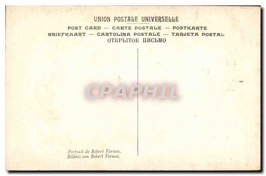 CPA Pickersgill Portrait of Robert Vernon  — Verso