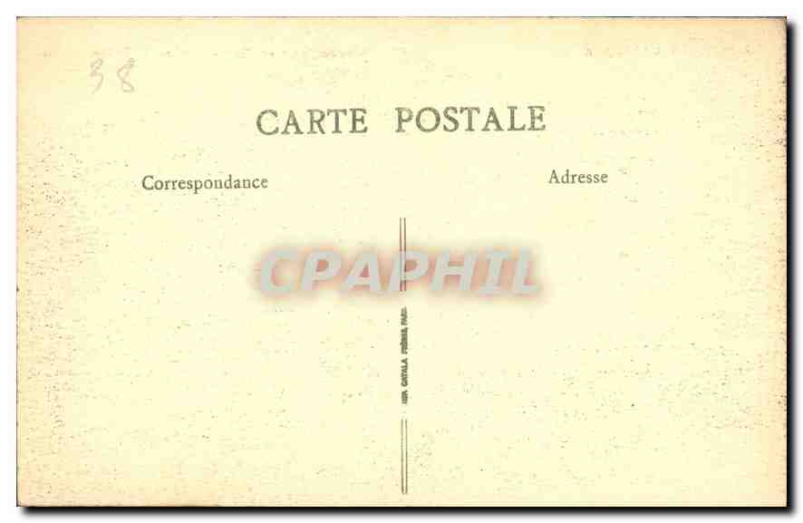 CPA Le Dauphine Grenoble Le Pont de France et le Fort Rabot  — Rückseite
