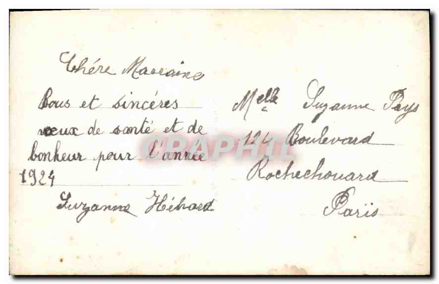 CPA Heureux Anniversaire Enfant — Rückseite