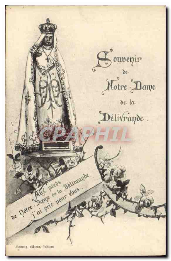CPA Souvenir de Notre Dame de la Delivrande 