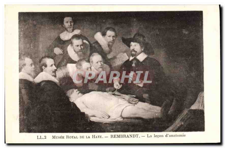 CPA Musee Royal de La Haye Rembrandt Le Leon d'anatomie 