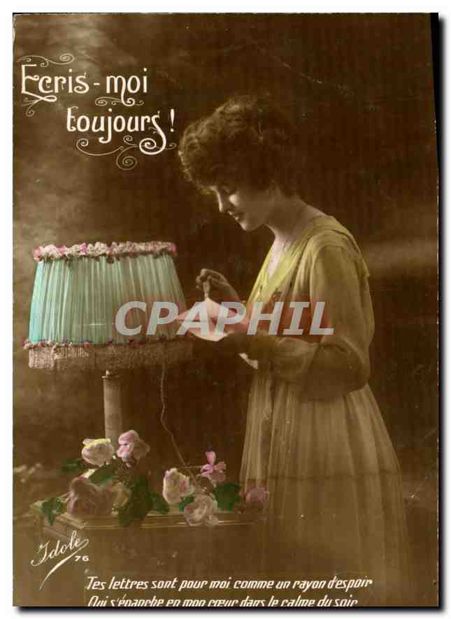CPA Feris moi toujours Femme