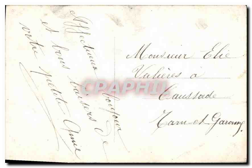 CPA Feris moi toujours Femme — Verso