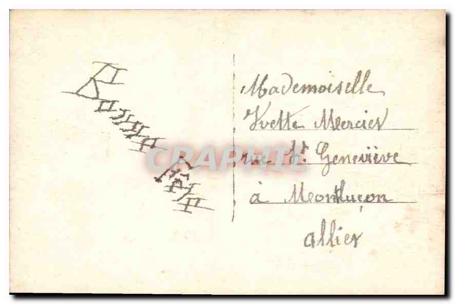 CPA Bonne Fete Femme — Rückseite
