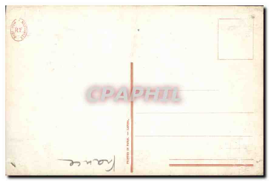 CPA Tresor de Berthouville decouvert en 1830 Canthare bachique orne de masques  — Rückseite