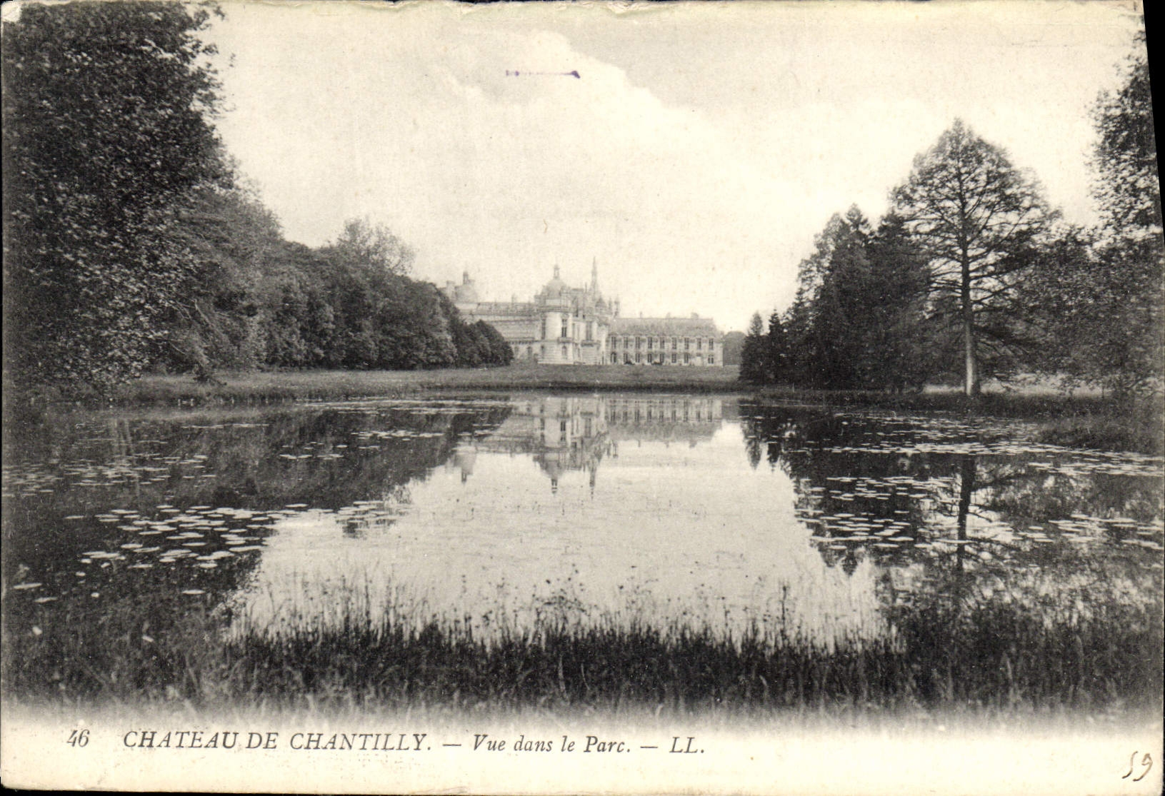 Château de Chantilly — Blick im Park — LL. — n°46