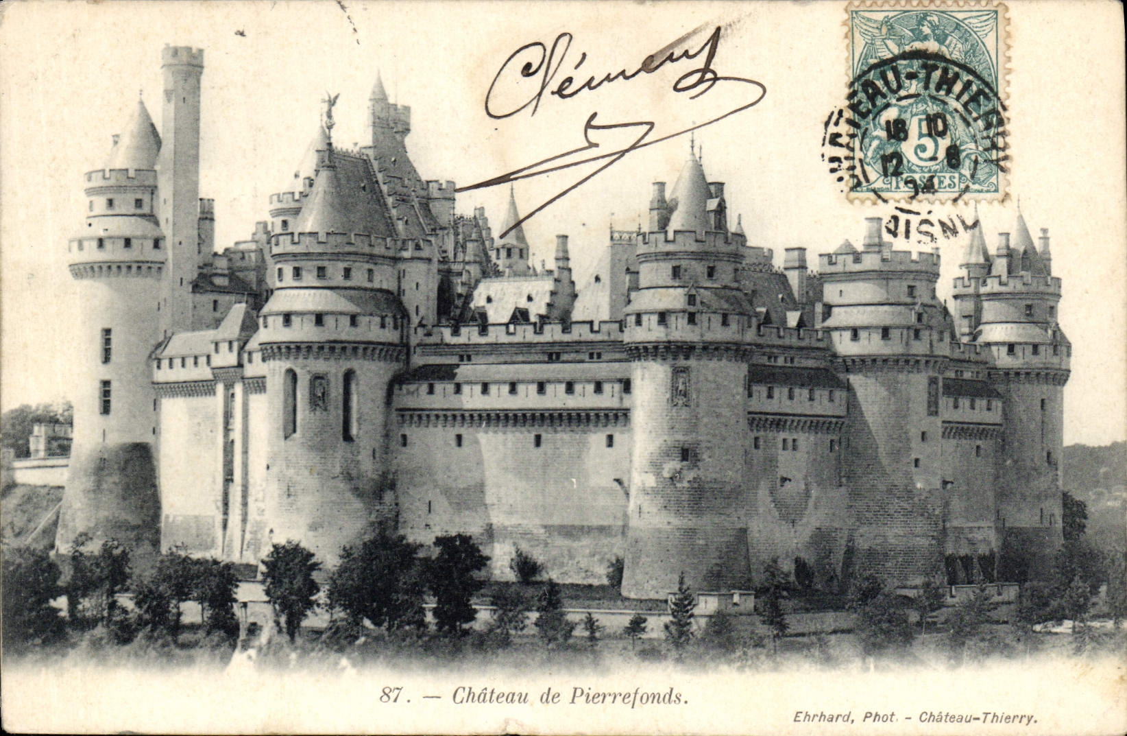 CPA Chateau de Pierrefonds 