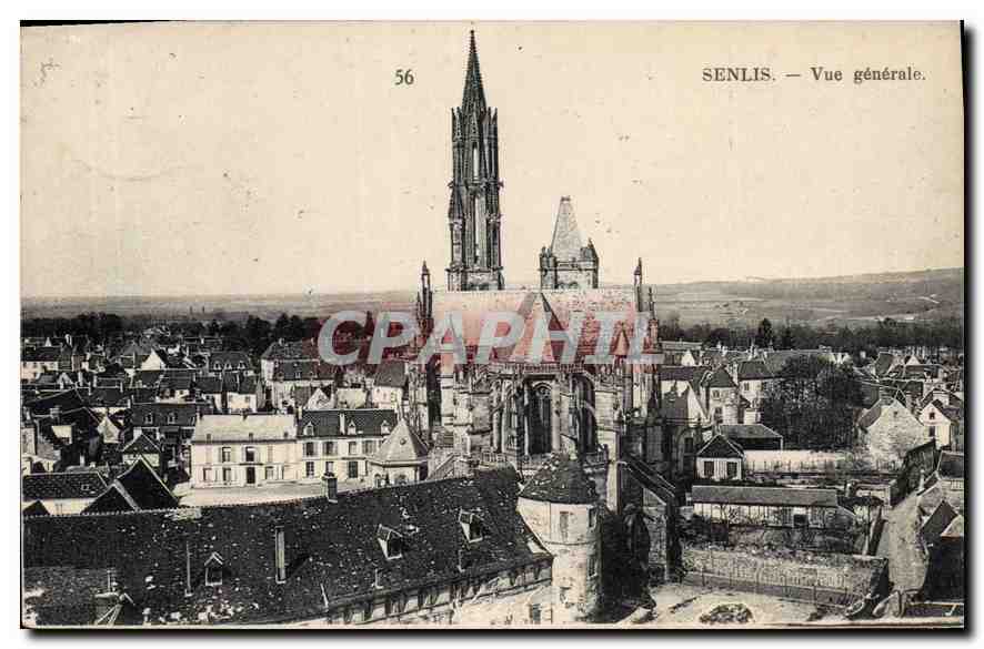 CPA Senlis vue generale 