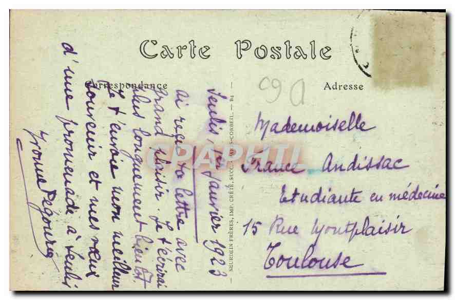 CPA Senlis vue generale  — Rückseite