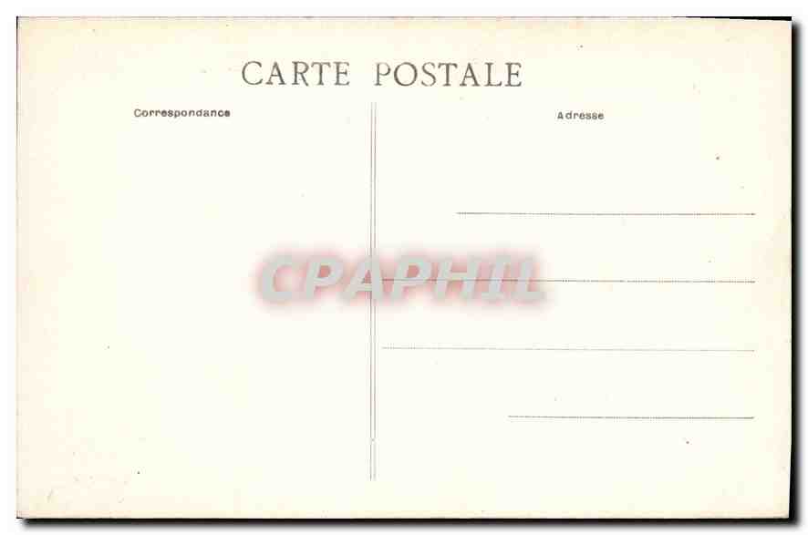 CPA Senlis Ruines du Chateau Henri IV propriete de M le Comte de la Boisserie  — Rückseite