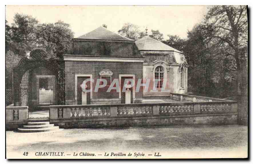 CPA Chantilly le Chateau le Pavillon de Sylvie 