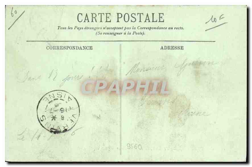 Château de Chantilly — Le Châtelet et la Chapelle — LL. — Rückseite