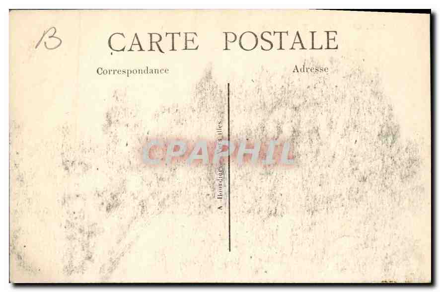 CPA Chantilly vue generale du Chateau  — Rückseite