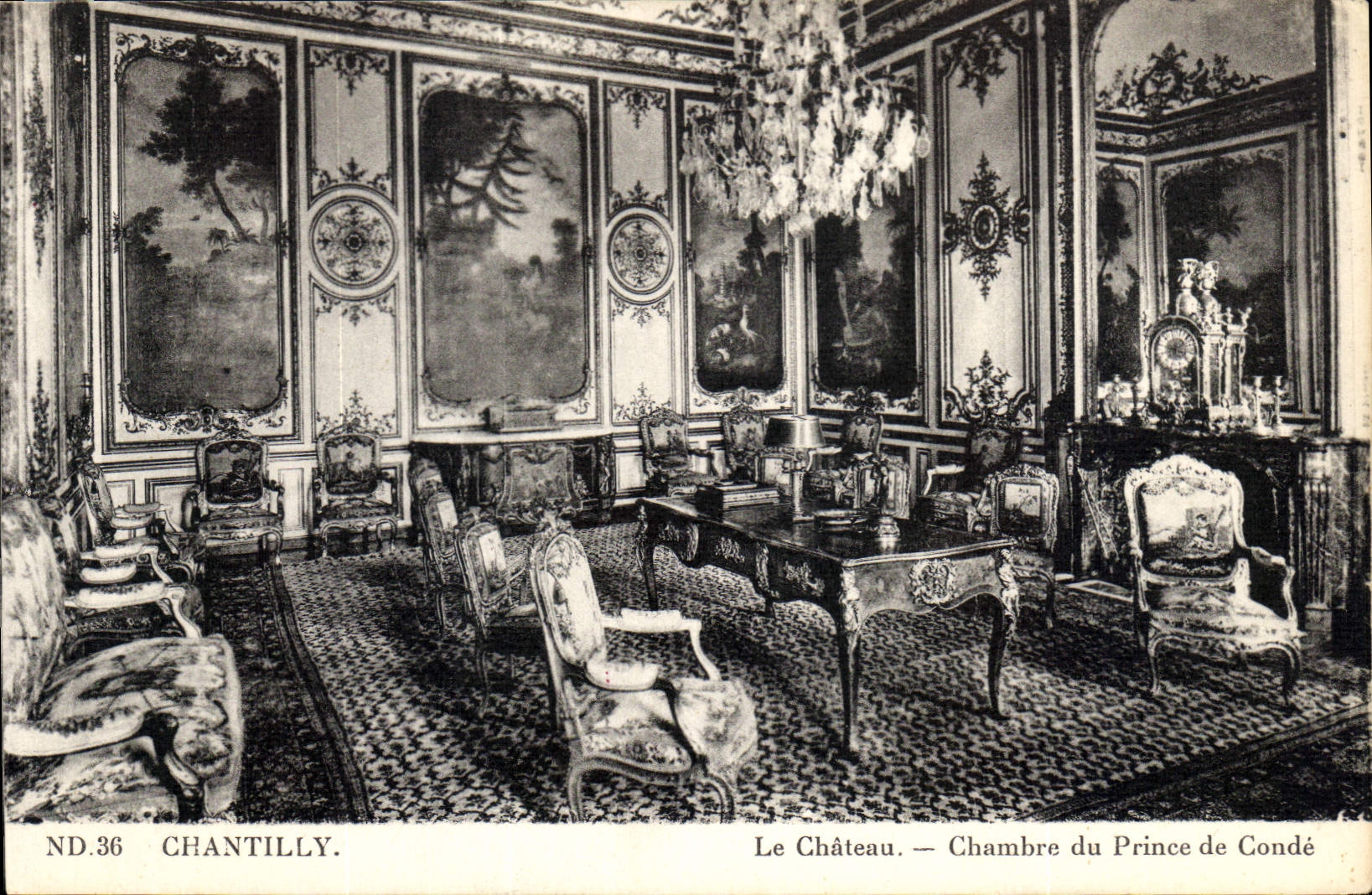 CPA Chantilly Le Chateau Chambre du Prince de Conde 