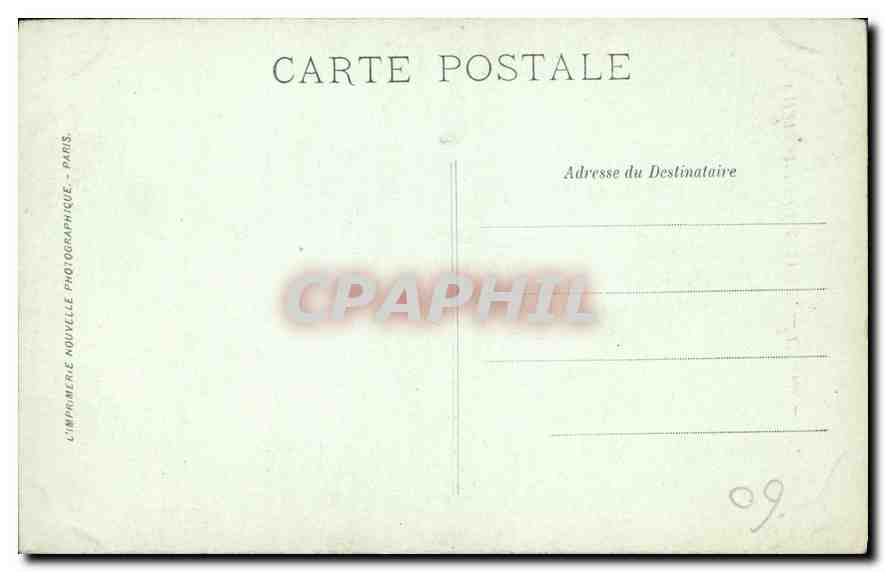 CPA Chateau de Chantilly l'Entree  — Rückseite