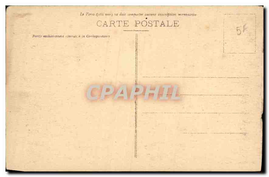 CPA Compiegne l'Avenue des Beaux Monts  — Rückseite