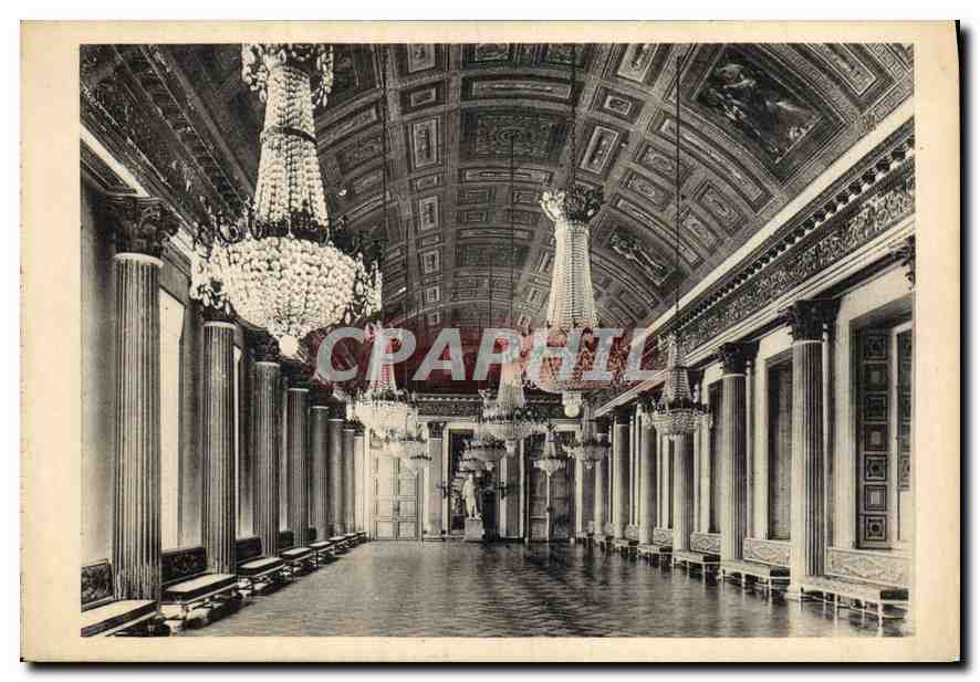 CPA Chateau de Compiegne galerie de Bal 