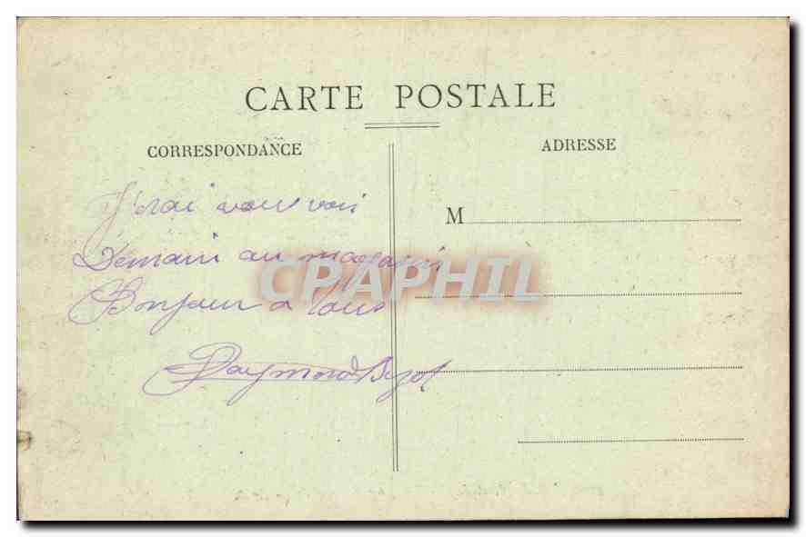CPA Tours I et L vue generale cote est  — Rückseite