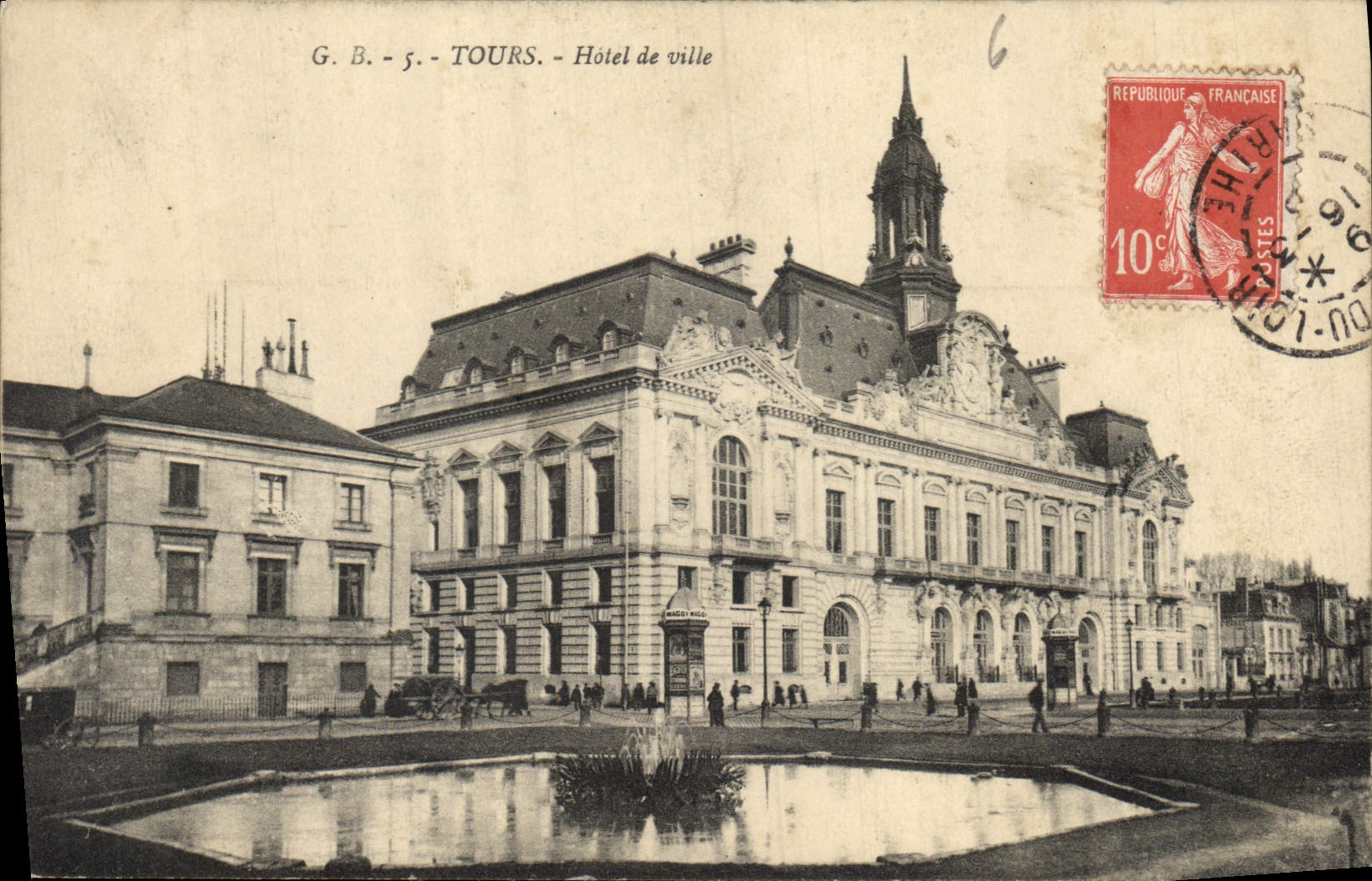CPA Tours Hotel de Ville 