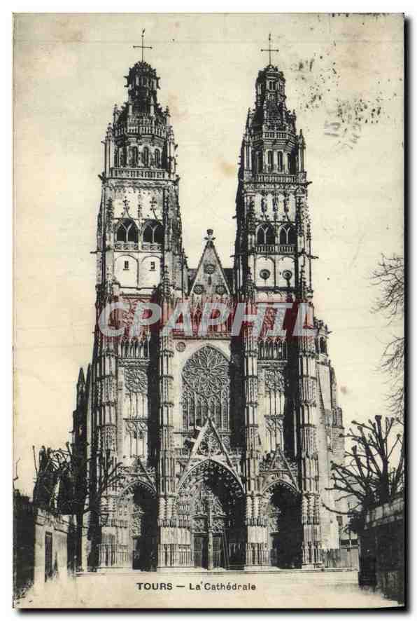 CPA Tours la Cathedrale 