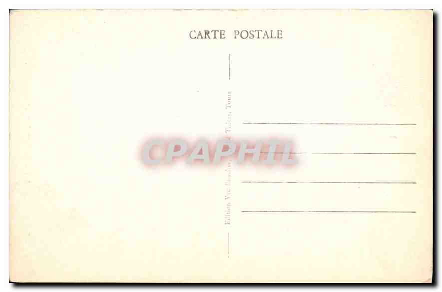 CPA Tours I et L la Cathedrale Commencee au IV siecle mise en l'etat actuel de 1170 a 1517  — Rückseite