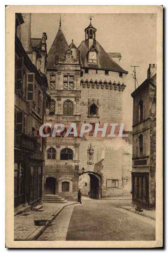 CPA La Douce France Chateaux de la Loire Loches l'Hotel de Ville 