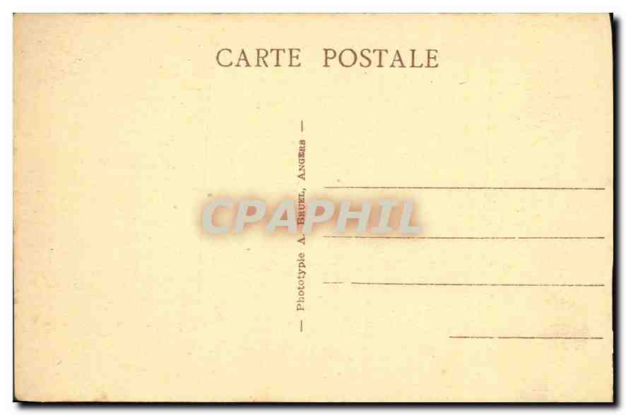 CPA Chinon I et L Portail de l'Eglise Saint Etienne XV siecle Cote Ouest  — Rückseite