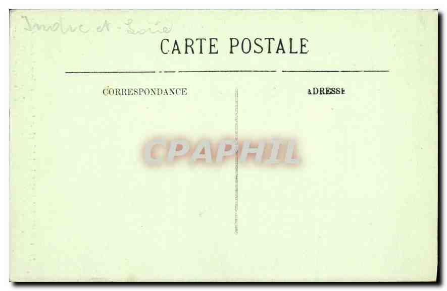 CPA Champigny sur Veude I et L Galerie laterale de la Collegiale ou Sainte Chapelle de Saint Louis b — Rückseite