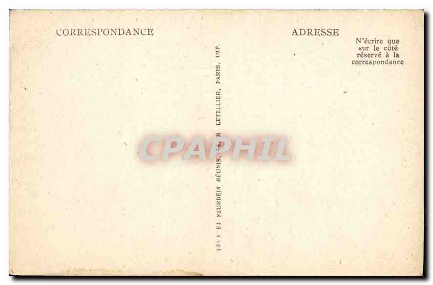 CPA Langeais Frsque de Luine  — Verso