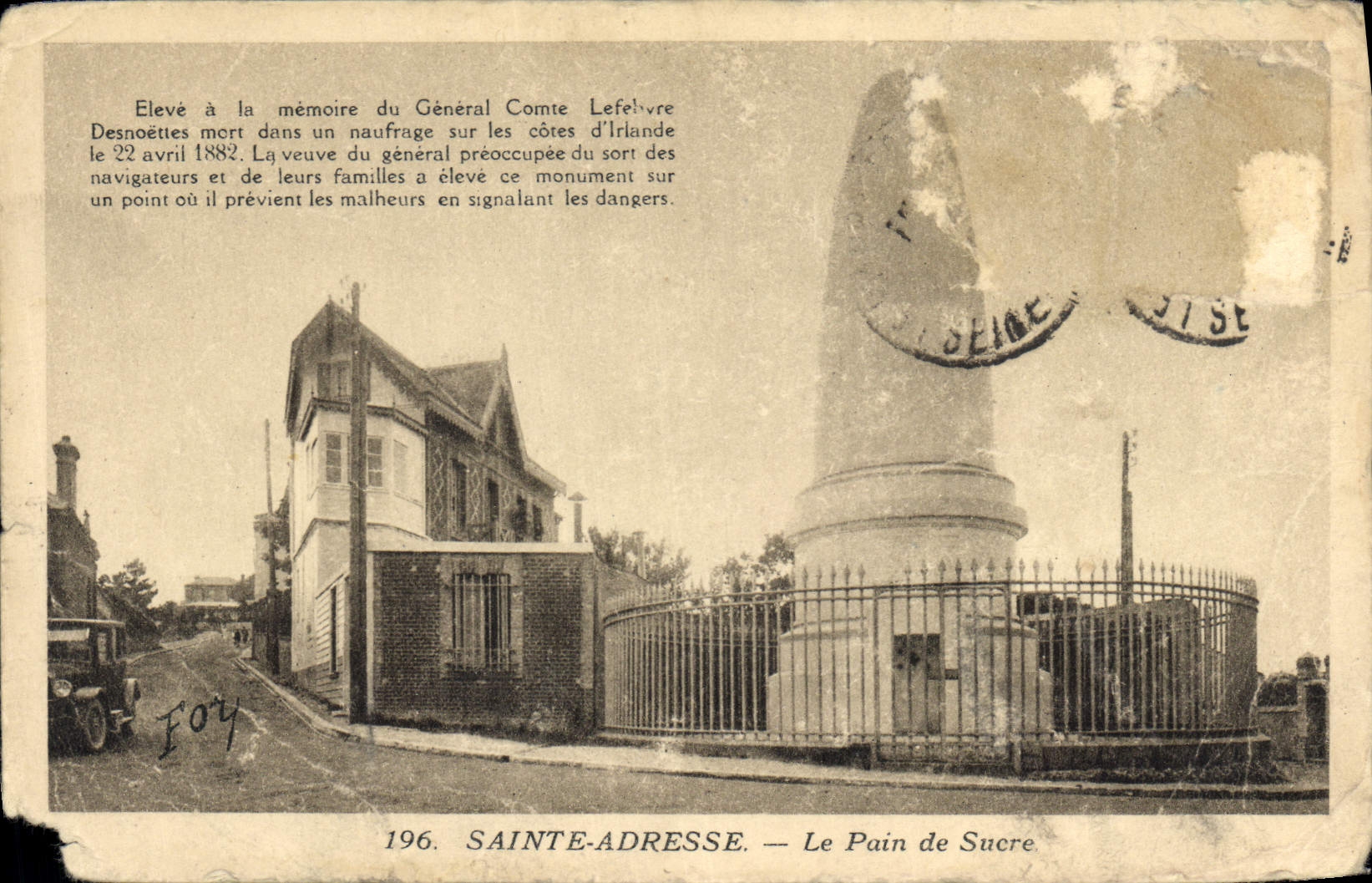 CPA Sainte Adresse le Pain de Sucre 