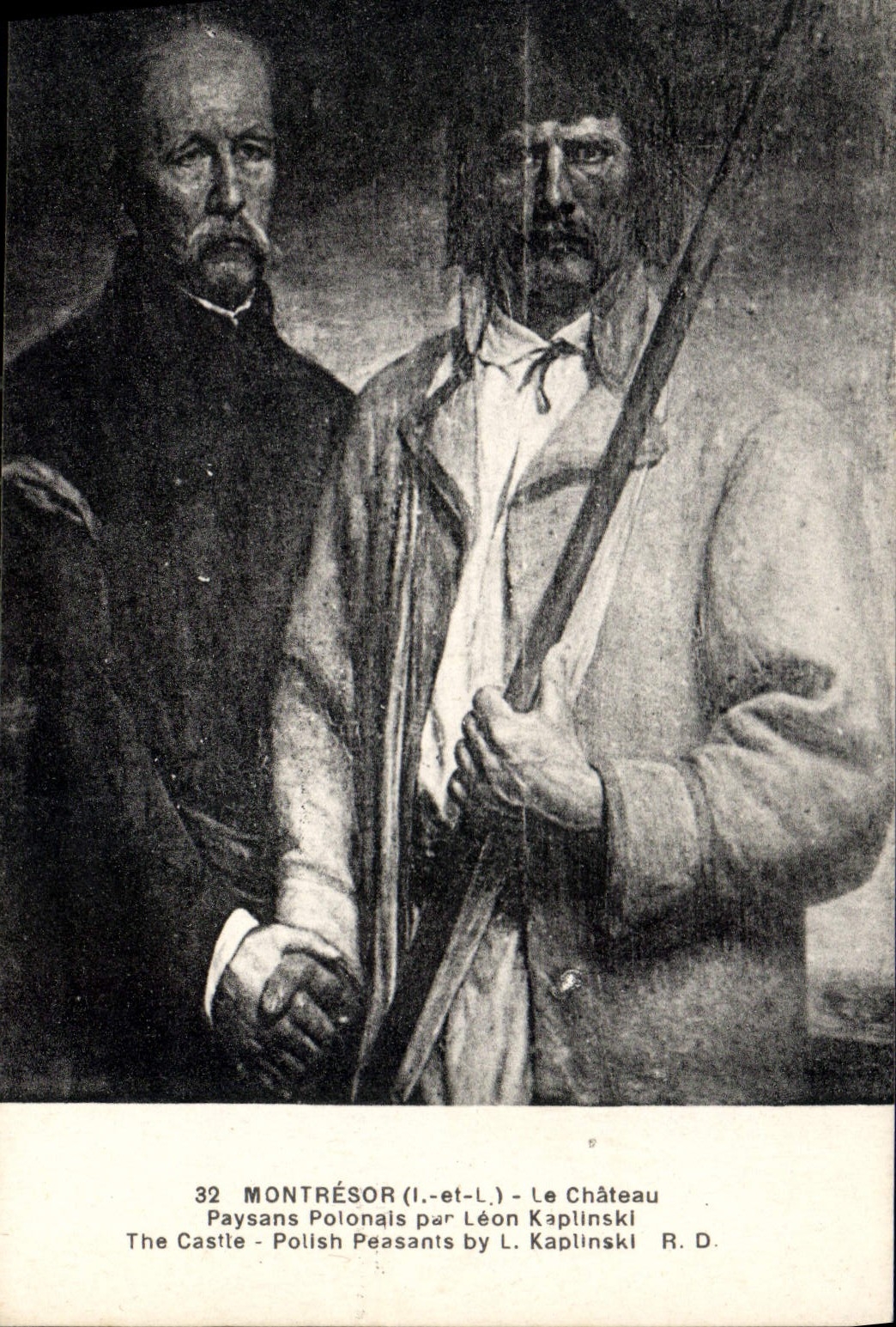 CPA Montresor I et L le Chateau Paysans Polonais par Leon Kaplinski 