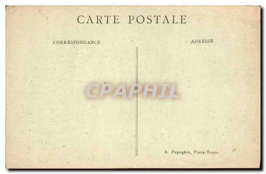 CPA Tours I et L Cloitre de la Psalette Xv et XVI s tourelle de l'Escalier  — Rückseite