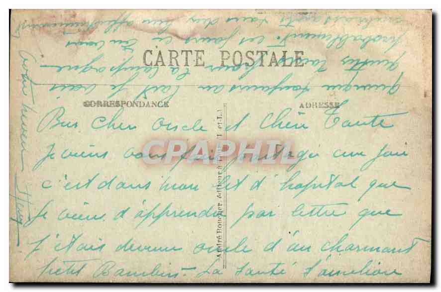 CPA Tours I et L panorama de la ville et la loire vue des villas de Sainte Radegonde  — Rückseite