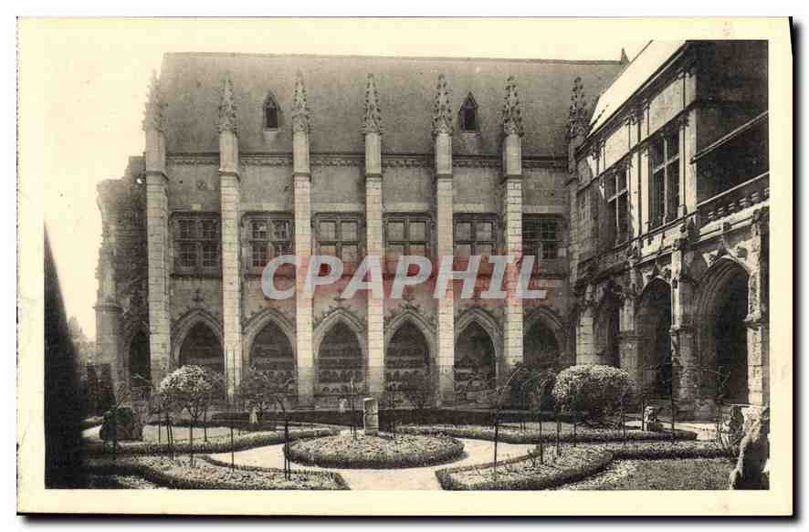 CPA Tours Cloitre de la Cathedrale Cote Ouest 