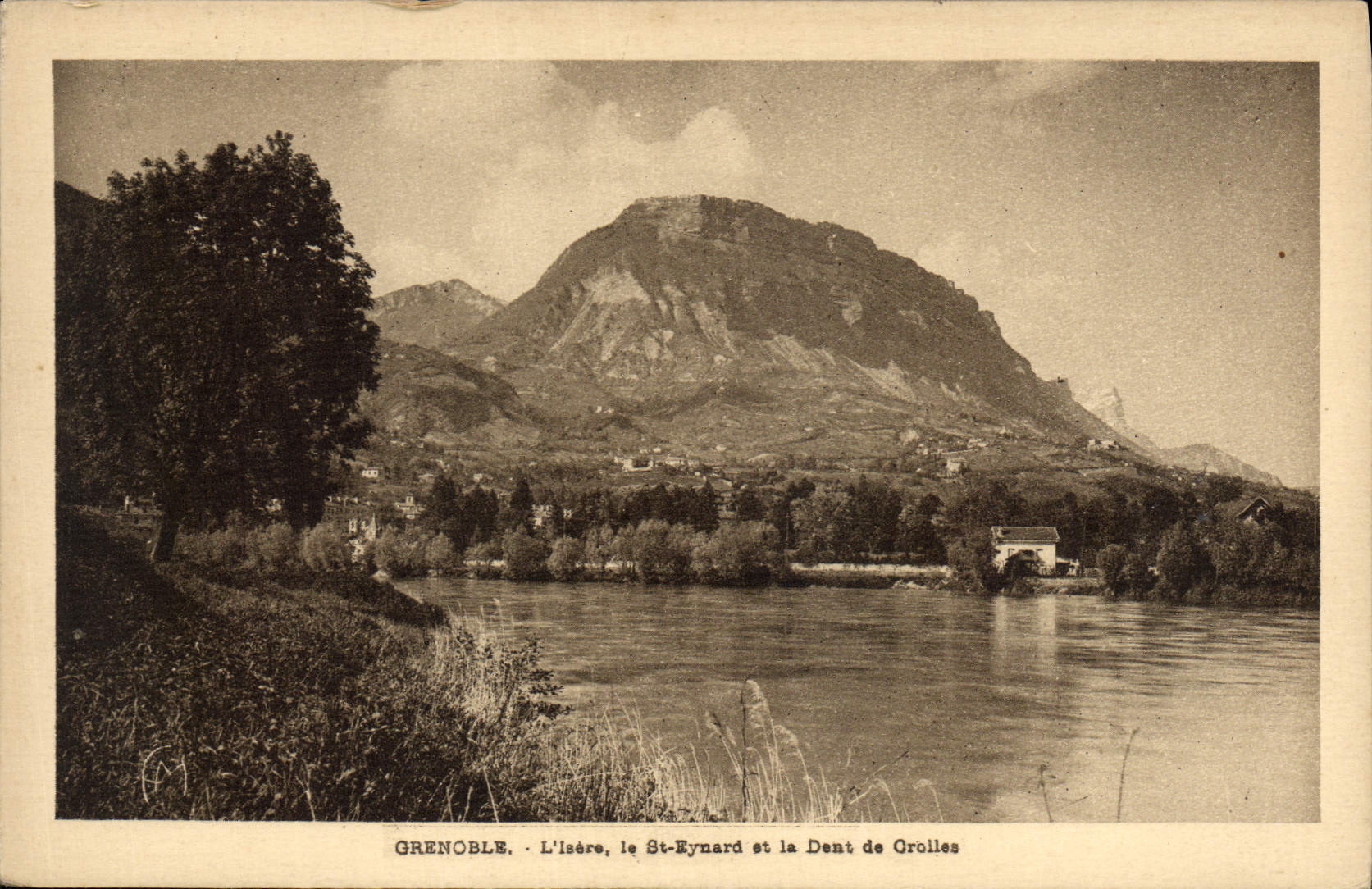 Grenoble — L'Isère, le St-Eynard et la Dent de Crolles — Éditions Martinotto Frères