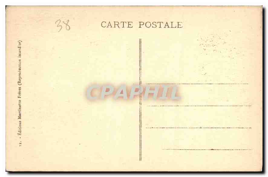 Grenoble — L'Isère, le St-Eynard et la Dent de Crolles — Éditions Martinotto Frères — Verso