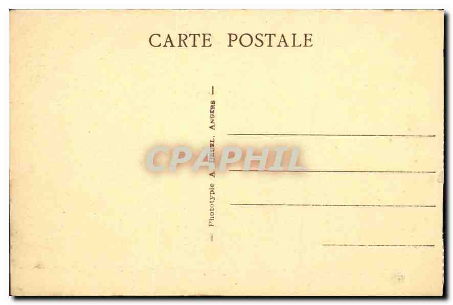 CPA Chinon I et L Maison de Rabelais XV siecle  — Rückseite