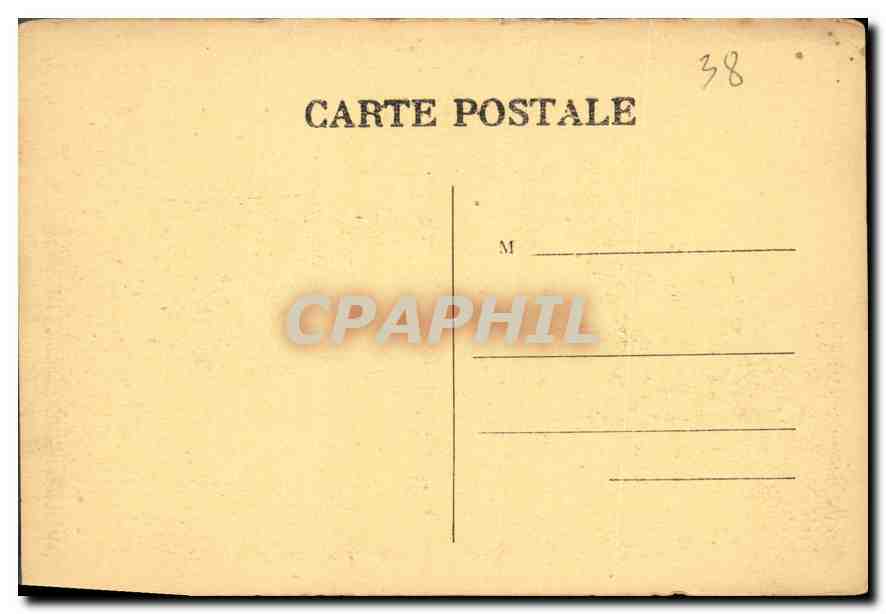CPA Dauphine Grenoble l'Isere et le casque de Neron  — Rückseite