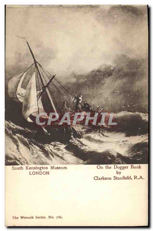 CPA South Kensington Museum London On the Dogger Bank 