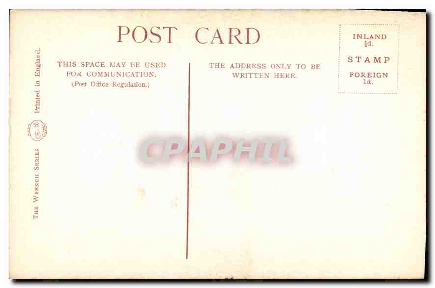 CPA South Kensington Museum London On the Dogger Bank  — Verso