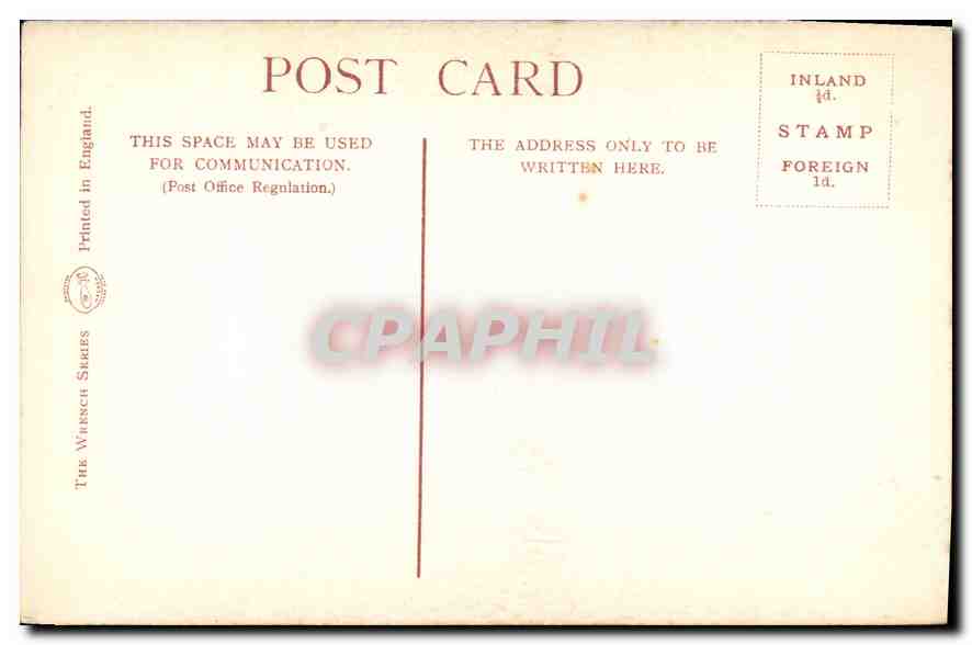 CPA South Kensington Museum London On the Dogger Bank  — Rückseite