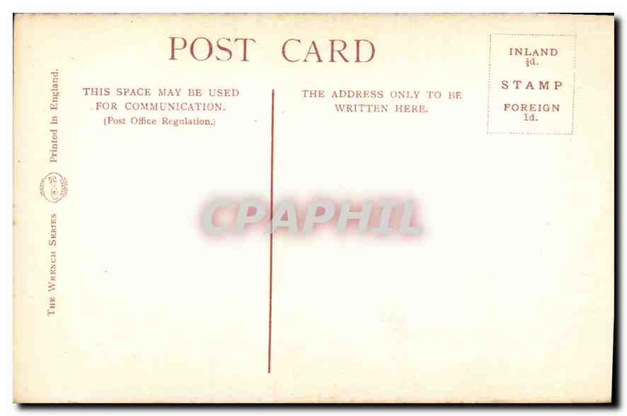 CPA South Kensington Museum London On the Dogger Bank  — Verso
